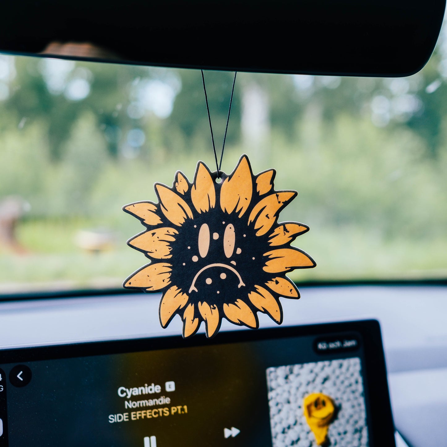 Car Air Freshener 'Sad Flower'