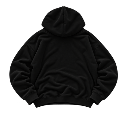 Hoodie 'Black Metal Embroidered'
