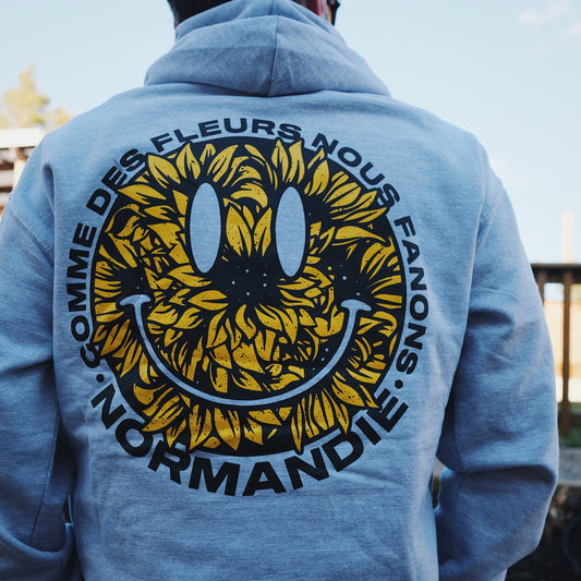 Hoodie 'Comme Des Fleurs Nous Fanons'