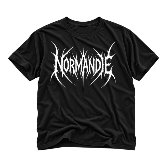 Tee 'Black Metal logo' – front